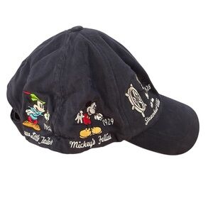 Disney Black Mickey Mouse Embroidered Hat